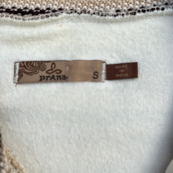 PRANA ROWEN Knit Woven Trim Long coat
Button down cotton stretch cream& brown S - Picture 9 of 10